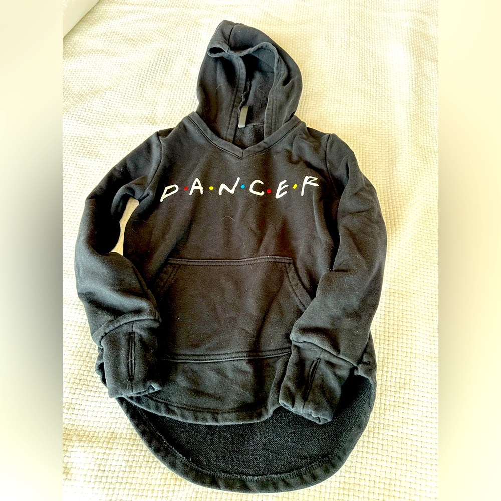 Dancer sweatshirt - nice cut with hoody, sport sleeves and long over the waist